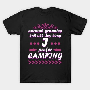 Grandma Retirement Caravan Pension Camping T-Shirt